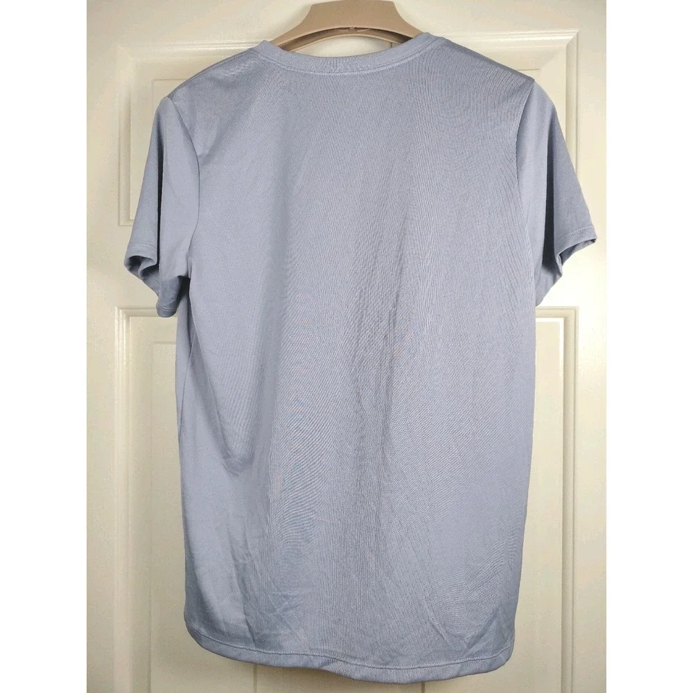 New Without Tags Women's Nike Dri-FIT Training T-Shirt Indigo Haze Purple Gray S
